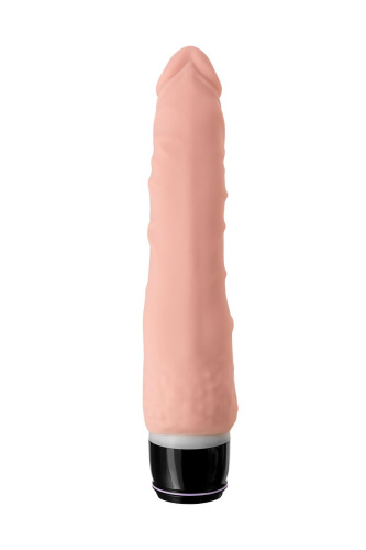 Телесный реалистичный мультискоростной вибратор A-Toys - 20,2 см. фото 4