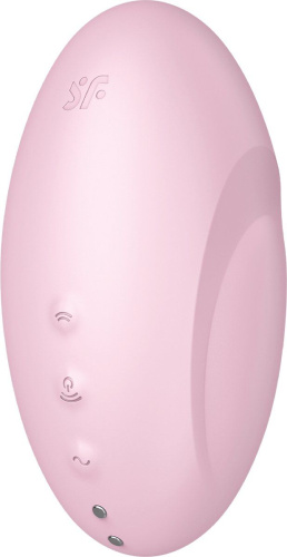 Розовый вакуум-волновой стимулятор с вибрацией Vulva Lover 3 фото 3