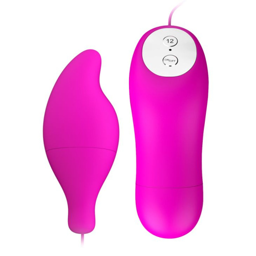 Лиловое виброяйцо Pleasure Shell в форме капли Лиловое виброяйцо Pleasure Shell в форме капли