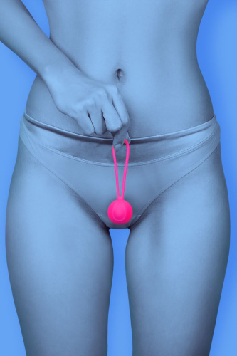 Розовый вагинальный шарик BLUSH фото 10