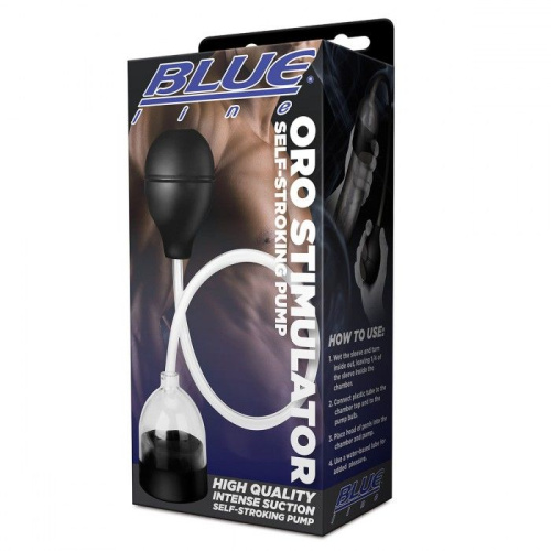 Вакуумный стимулятор головки пениса Oro Stimulator Self-Stroking Pump фото 3