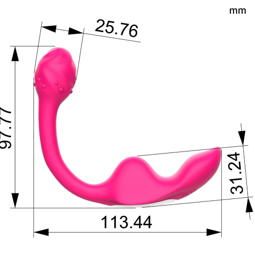 Розовый многофункциональный стимулятор для женщин фото 7