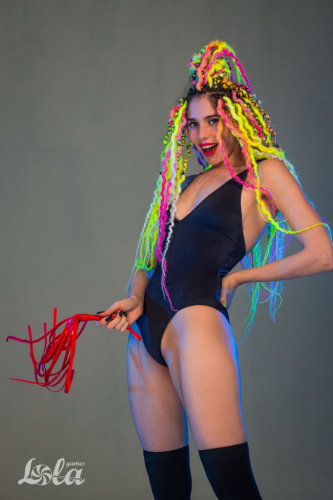 Красная плеть Party Hard Risque - 63,5 см. фото 6