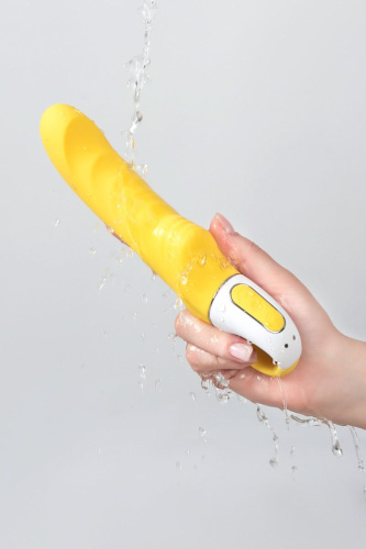 Жёлтый вибратор Satisfyer Yummy Sunshine - 22,5 см. фото 7