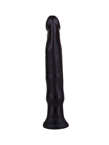 Чёрный анальный фаллоимитатор без мошонки - 14 см. фото 3