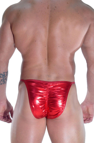 Красные блестящие трусы-слипы фото 2 Красные блестящие трусы-слипы фото 2