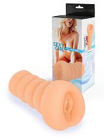 Телесный мастурбатор в виде вагины с узким входом