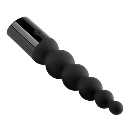 Черный вибратор-ёлочка Enamorment Ribbed Vibe - 18,2 см. фото 2 Черный вибратор-ёлочка Enamorment Ribbed Vibe - 18,2 см. фото 2