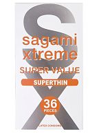 Ультратонкие презервативы Sagami Xtreme Superthin - 36 шт.