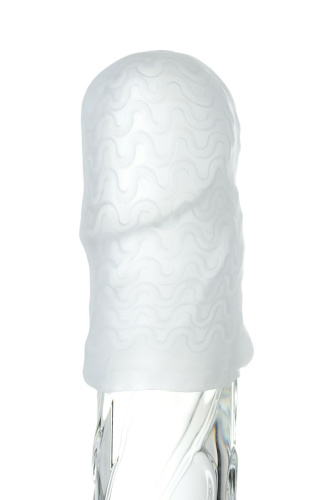 Белый мастурбатор A-Toys Pocket Wavy фото 2