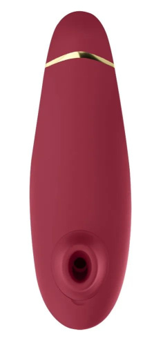 Бордовый клиторальный стимулятор Womanizer Premium 2 фото 2