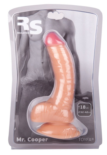 Телесный фаллоимитатор с присоской - 18 см. фото 2 Телесный фаллоимитатор с присоской - 18 см. фото 2