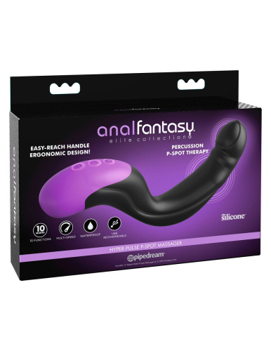 Черно-фиолетовый вибромассажёр простаты Hyper-Pulse P-Spot Massager фото 4