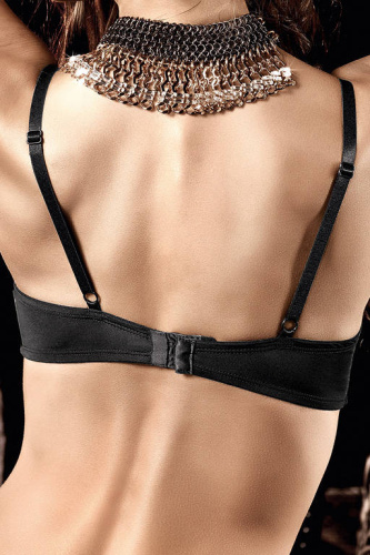 Бюстгальтер Deeper in Hell черный с мягкими чашечками и косточками фото 3