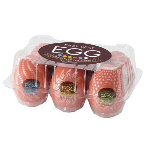Набор из 6 мастурбаторов-яиц Tenga Egg Variety Pack V фото 2