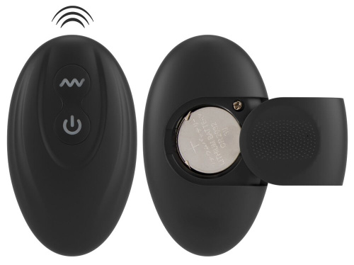 Черное эрекционное кольцо со стимуляцией промежности и анальной пробкой Cock Ring with RC Prostate Plug фото 6 Черное эрекционное кольцо со стимуляцией промежности и анальной пробкой Cock Ring with RC Prostate Plug фото 6