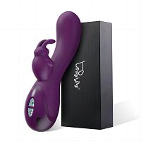 Фиолетовый вибратор-кролик Craybit Rabbit Vibrator - 21 см.