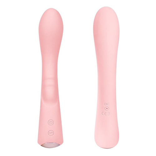 Нежно-розовый вибромассажер 6  Silicone G-Spot Fun - 19,1 см. фото 3