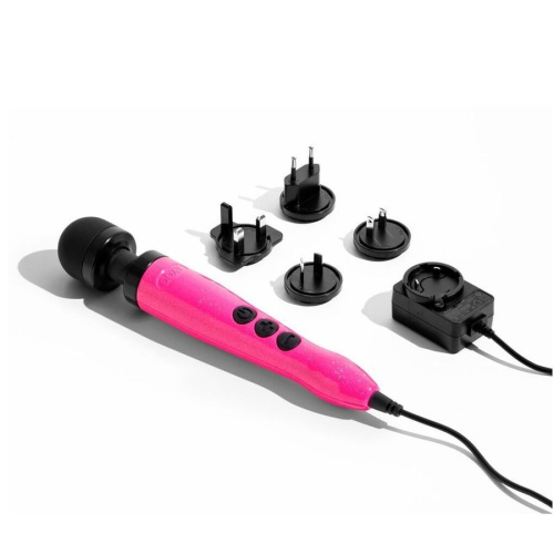 Розовый проводной wand-вибратор Doxy Die Cast 3 фото 6