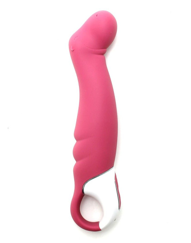 Вибратор Satisfyer Petting Hippo с загнутым кончиком - 22,9 см. фото 2