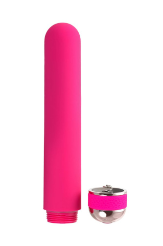 Розовый нереалистичный вибратор Mastick - 18 см. фото 5