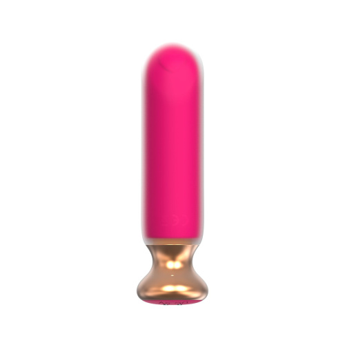 Розовый перезаряжаемый мини-вибратор - 12 см. фото 3