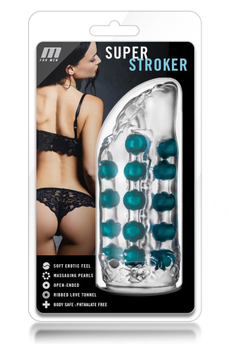 Прозрачный мастурбатор-вагина Super Stroker фото 3