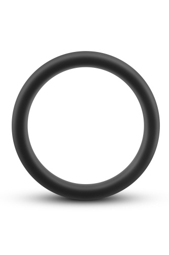 Черное эрекционное кольцо Silicone Go Pro Cock Ring фото 2