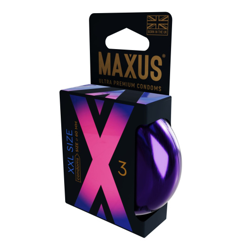 Презервативы Maxus XXL увеличенного размера - 3 шт. фото 2