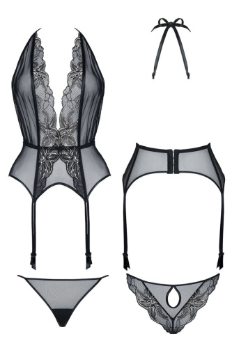 Роскошный корсаж Penelope с цветочным кружевом фото 4 Роскошный корсаж Penelope с цветочным кружевом фото 4