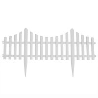 Белое декоративное ограждение (60х30 см) - 5 секций
