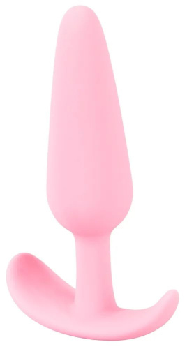 Розовая анальная втулка Mini Butt Plug - 8,4 см. фото 4