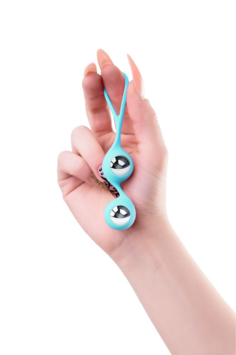 Голубые вагинальные шарики Futa фото 6