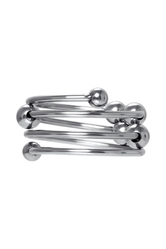 Большое металлическое кольцо под головку пениса фото 3