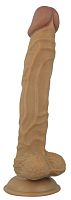 Реалистичный коричневый фаллоимитатор Blush Answer - 19,5 см.
