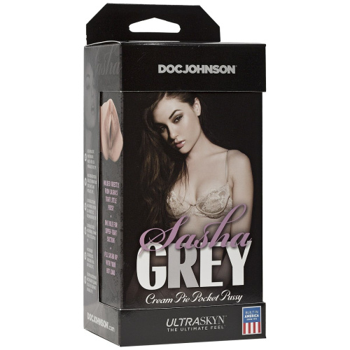 Мастурбатор-вагина Sasha Grey UltraSKYN Cream Pie Pocket Pussy фото 2
