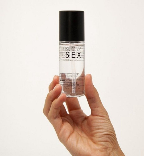 Съедобное cогревающее массажное масло Slow Sex - 50 мл. фото 3