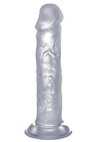 Прозрачный фаллоимитатор Realistic Cock 9  - 23,5 см.