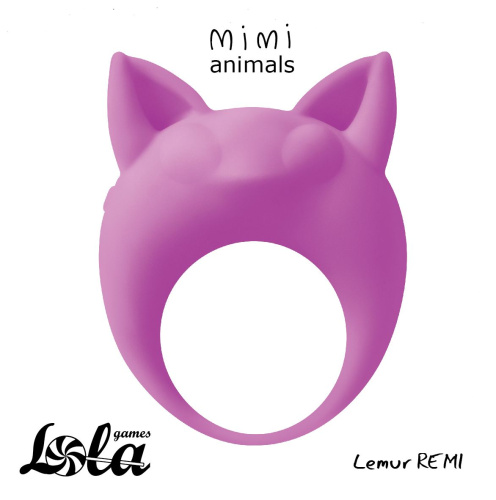Фиолетовое эрекционное кольцо Lemur Remi фото 2