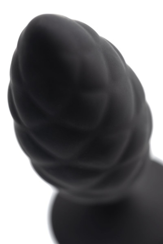 Черная анальная пробка Strob M - 13,5 см. фото 7