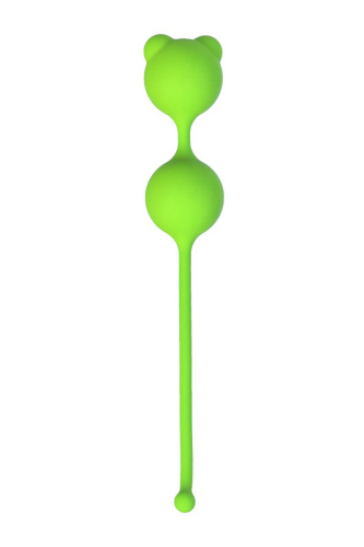 Зеленые вагинальные шарики A-Toys с ушками фото 2
