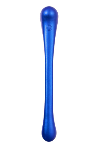 Синий многофункциональный вибратор Etern с пультом ДУ фото 3