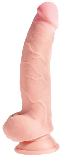 Телесный фаллоимитатор на присоске 8 Triple Density Fat Cock with Balls - 24,1 см. Телесный фаллоимитатор на присоске 8 Triple Density Fat Cock with Balls - 24,1 см.