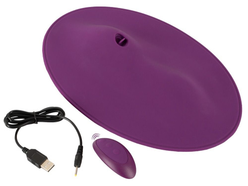 Фиолетовая подушка-вибромассажер Vibepad 2 фото 7
