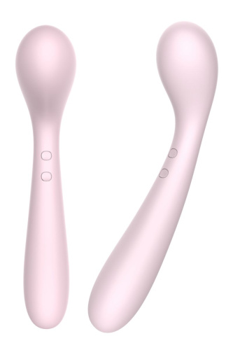 Розовый вибратор Baymax для G-стимуляции - 22 см. фото 2 Розовый вибратор Baymax для G-стимуляции - 22 см. фото 2