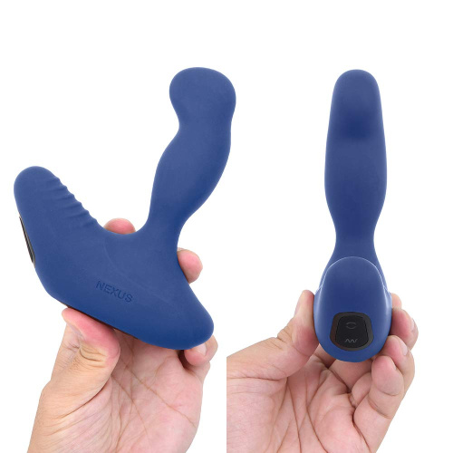 Синий вибромассажер простаты NEXUS REVO 2.0 с вращающейся головкой фото 4