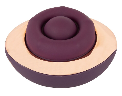 Фиолетовый вращающийся массажёр для вульвы Rotating Vulva Massager фото 6