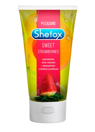 Интимная гель-смазка Shefox «Сладкая клубника» - 50 мл. Интимная гель-смазка Shefox «Сладкая клубника» - 50 мл.