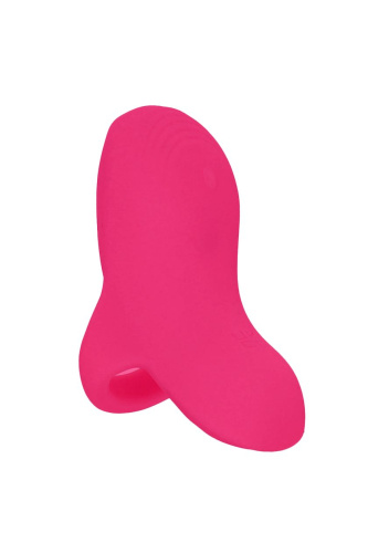 Розовый сенсорный вибромассажёр на палец Fuzu Sensa фото 2