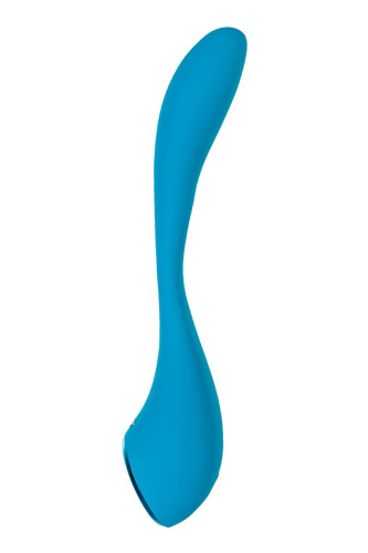 Синий гибкий вибратор Satisfyer G-Spot Flex 5+ - 19,6 см. фото 5